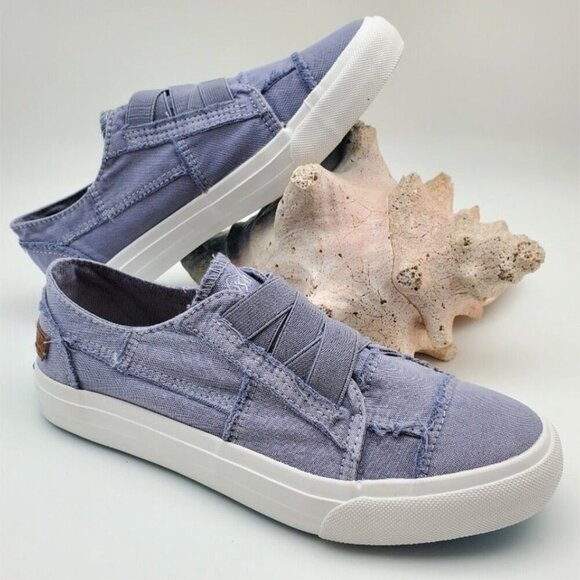 Blowfish Shoes - Blowfish Marley Slip-on Canvas Sneakers Dusty Lavender Women Size 8.5